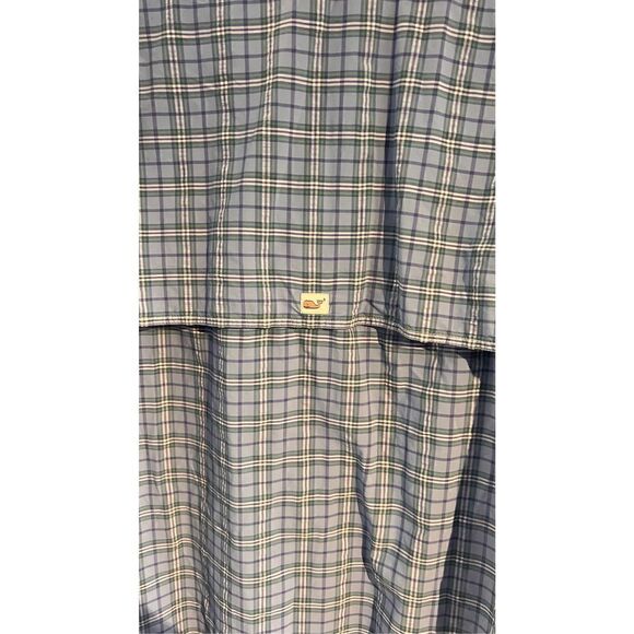 Vineyard Vines Men's Plaid Long Sleeve Button Down Harbor Shirt Blue Size Small - Picture 8 of 9